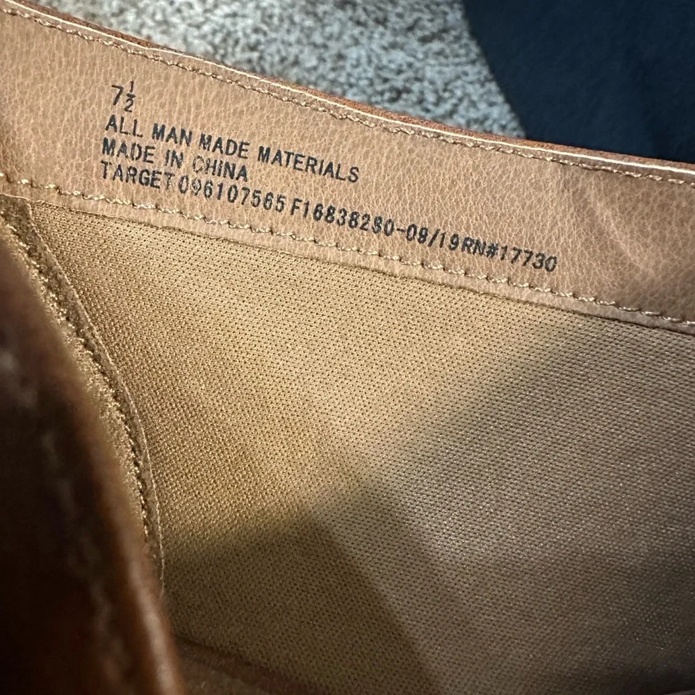 Brown Leather Ankle Boots - Picture 8 of 8